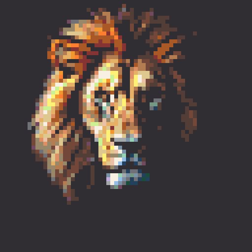 Majestic Lion mosaic