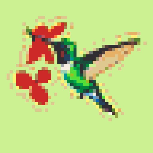 Hummingbird mosaic