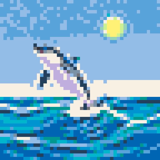 Dolphin Leap mosaic