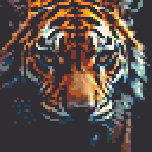 Tiger Eyes mosaic