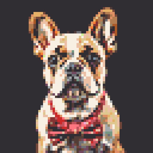 French Bulldog mosaic