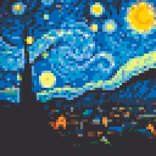 Starry Night Remix mosaic