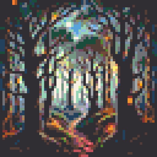 Fractal Forest mosaic
