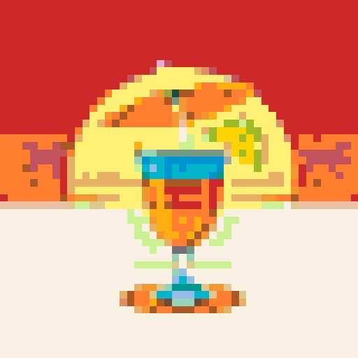 Tropical Cocktail mosaic