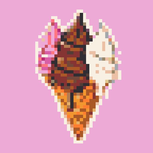 Ice Cream Cone mosaic