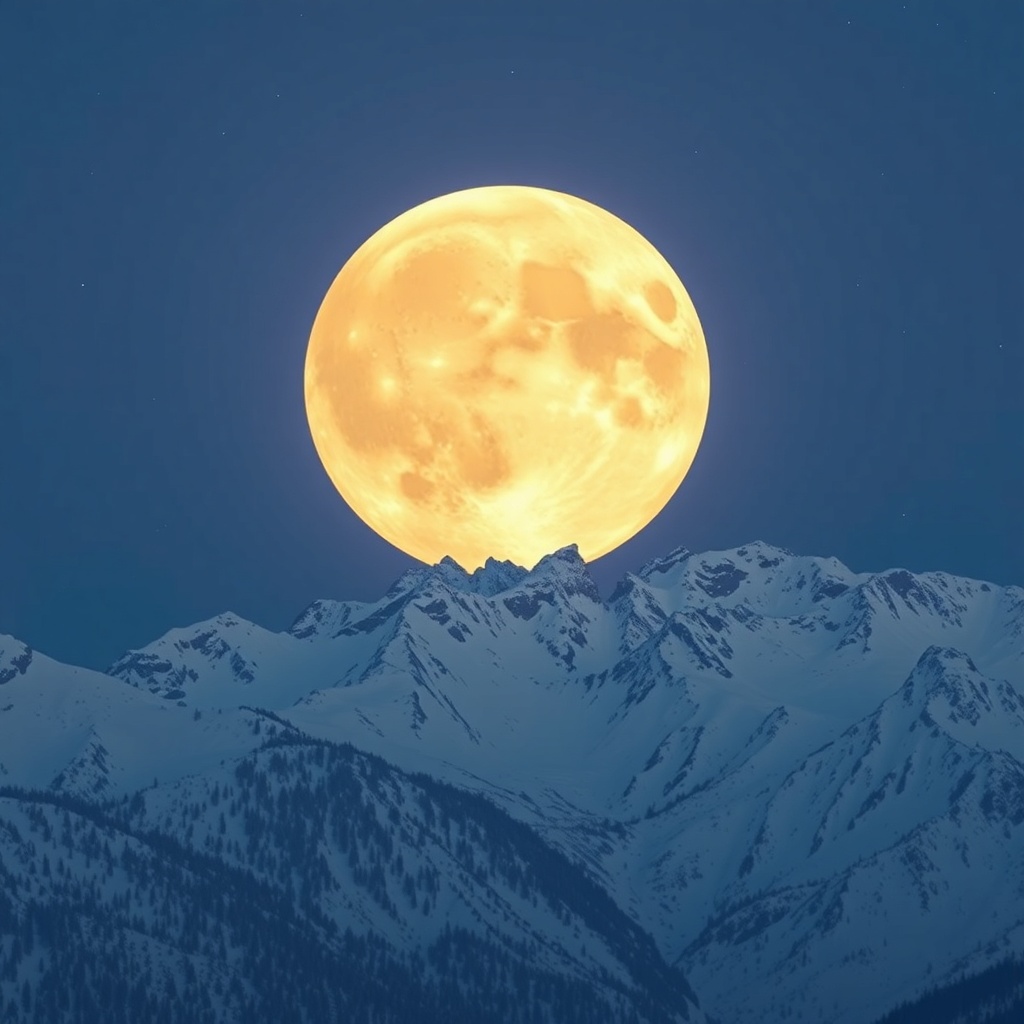 Moon & Mountains