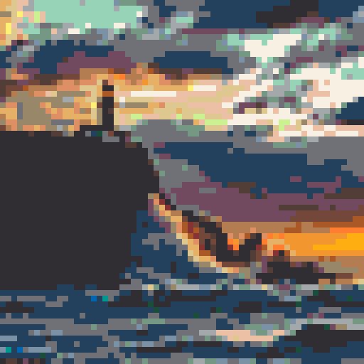 Lighthouse mosaic