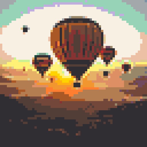 Hot Air Balloons mosaic