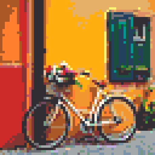 Vintage Bicycle mosaic