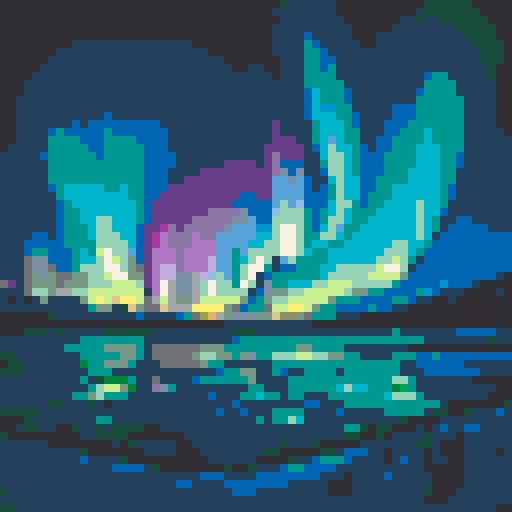 Northern Lights mosaic