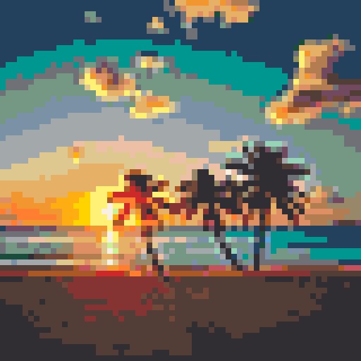 Tropical Paradise mosaic