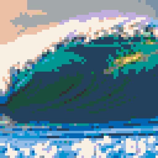 Ocean Wave mosaic