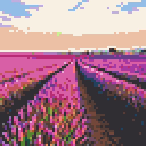 Lavender Fields mosaic