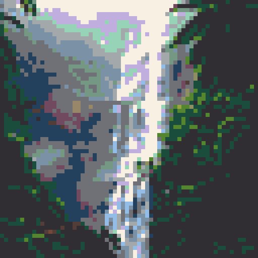 Waterfall Oasis mosaic