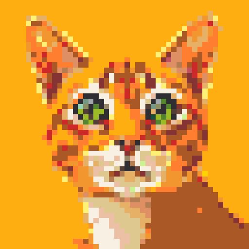 Orange Tabby mosaic