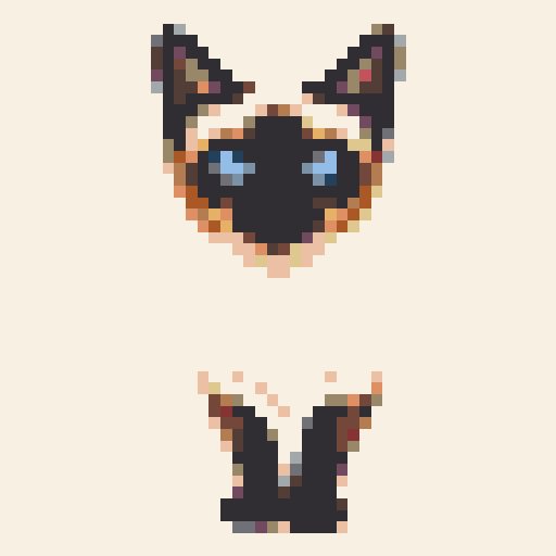 Siamese Cat mosaic