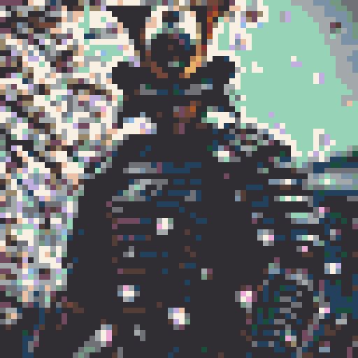 Samurai mosaic