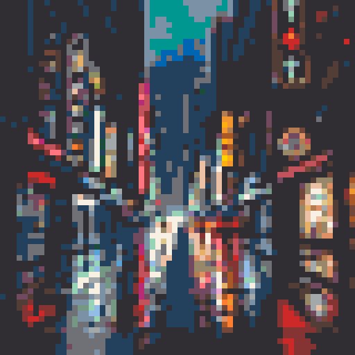 Neon City mosaic