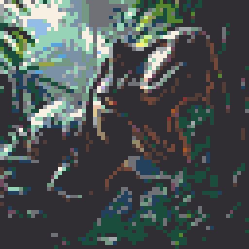 Dinosaur mosaic