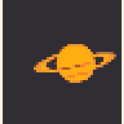 Saturn Rings mosaic
