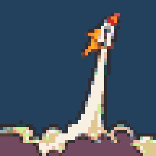 Rocket Launch mosaic