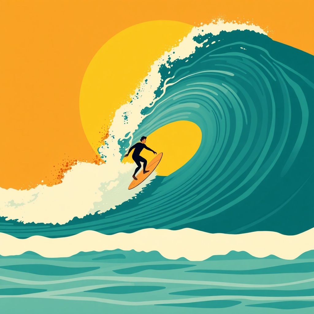 Big Wave Surfer